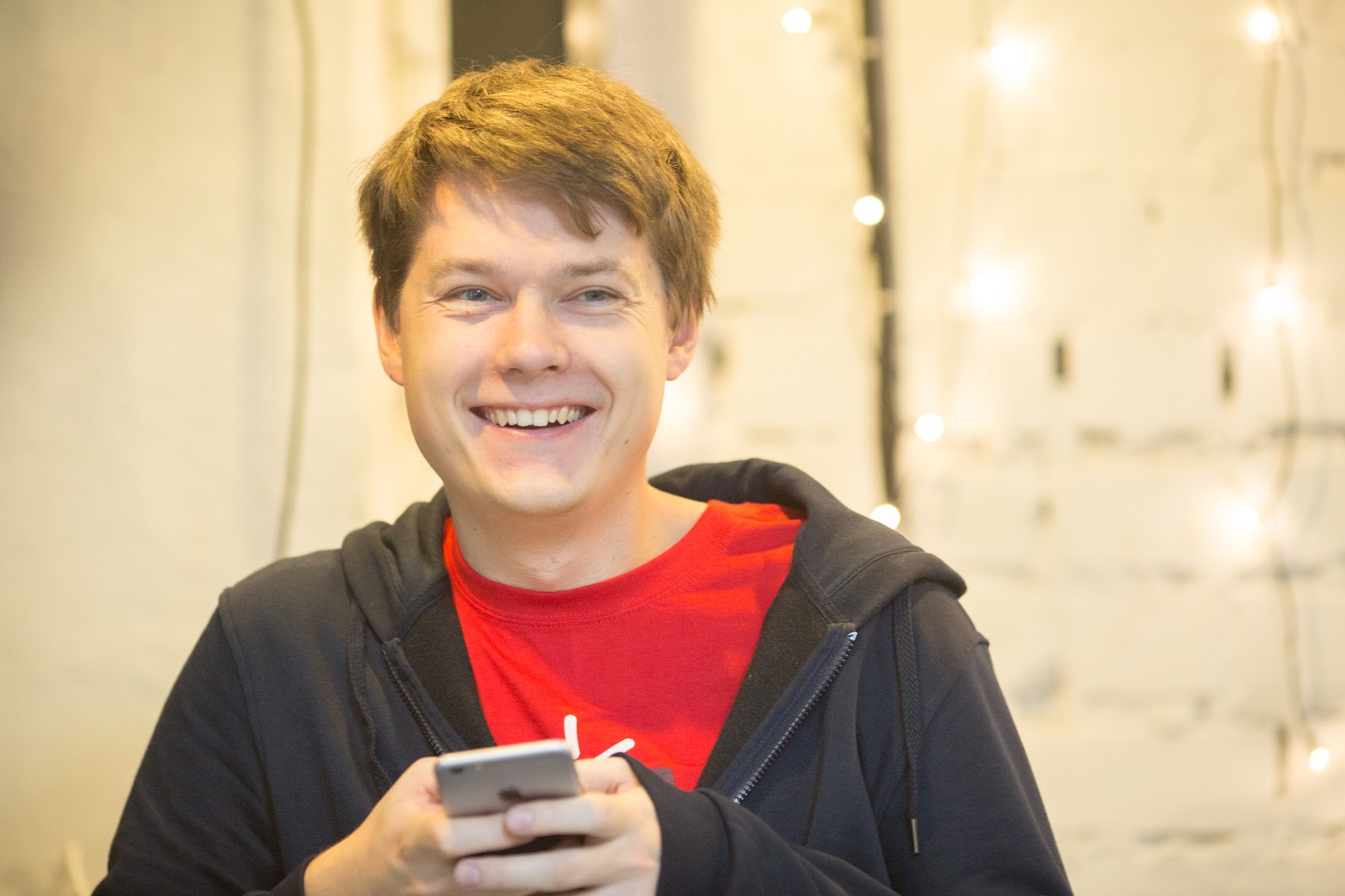 Dima is smiling on Minsk.rb in EventSpace