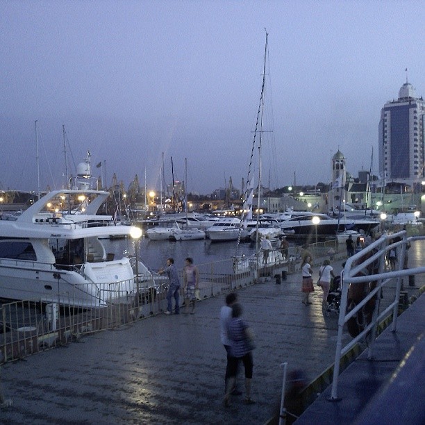 Photo of yachts in Odessa's port