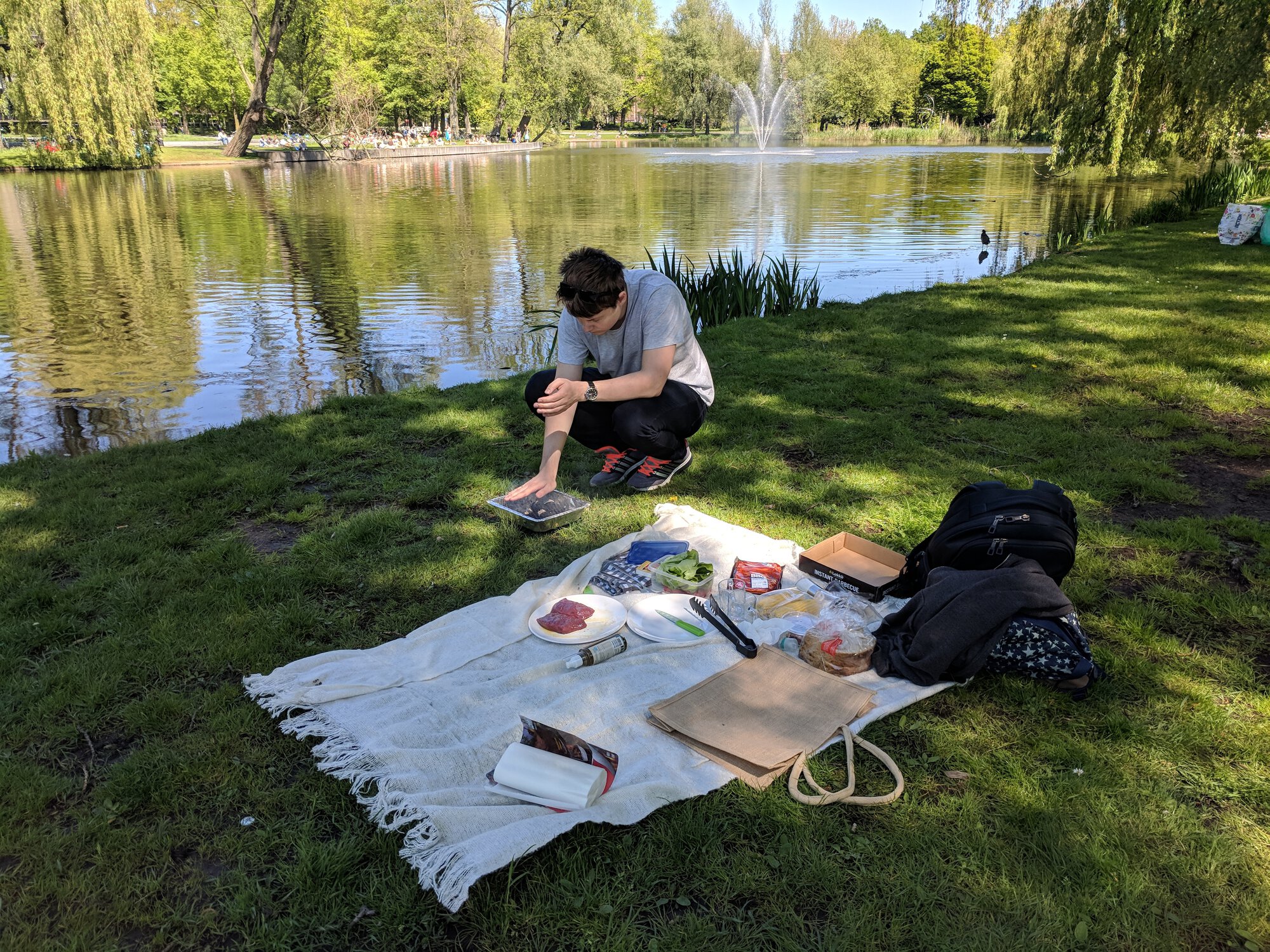 Dima lighting single-use grill