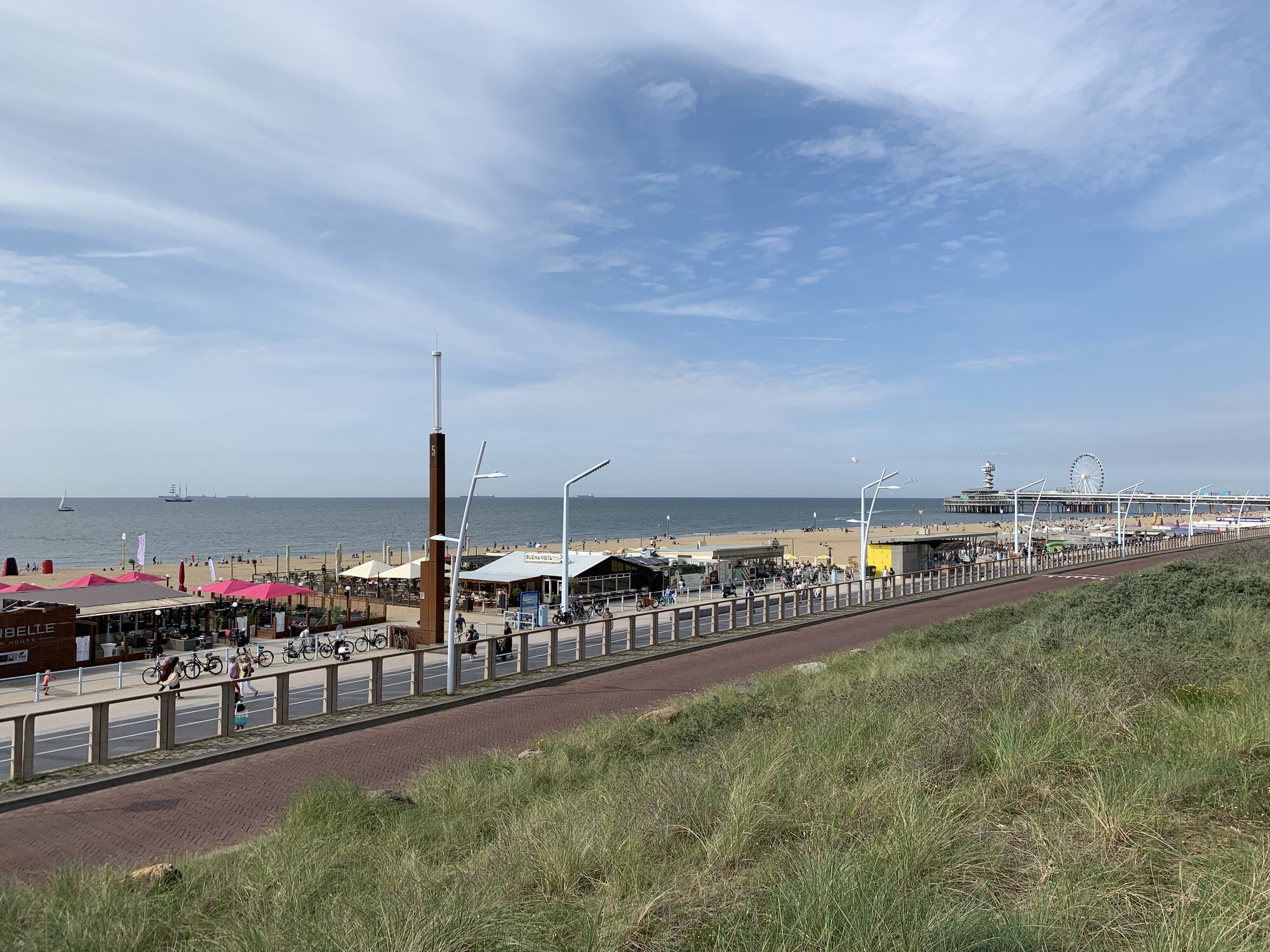 Panorama of the beach